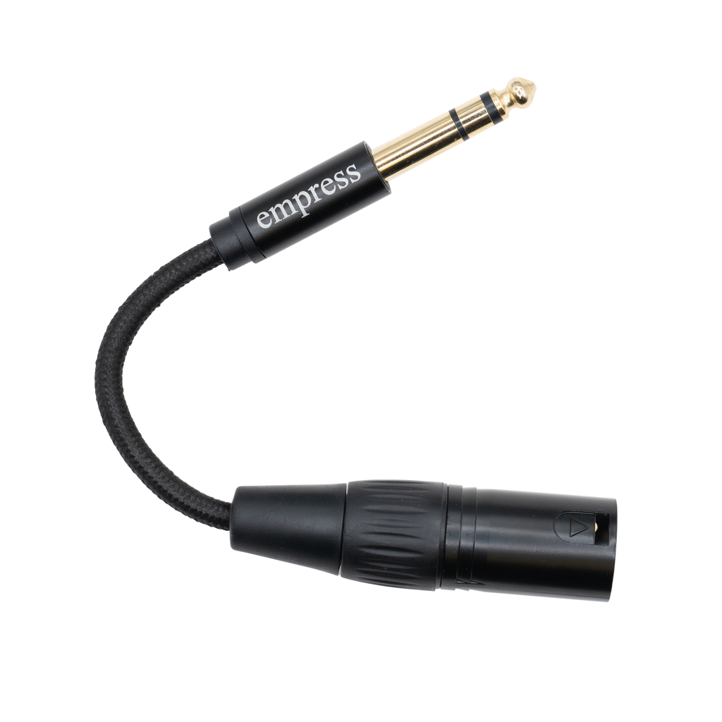1/4" TRS to Male XLR Adapter